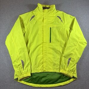 Endura Gridlock II Waterproof Cycling Jacket Mens XXL Hi Viz Yellow Bike Rain